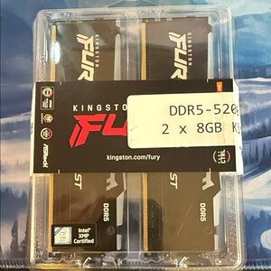 Kingston FURY DDR5-5200 16GB RAM Kit Black